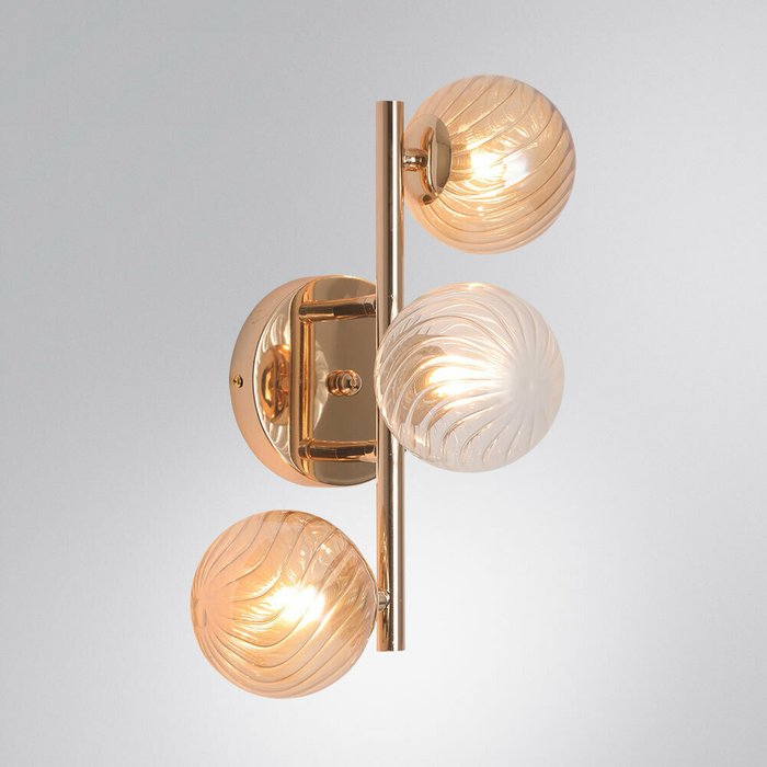 Бра Arte Lamp ETEREO A5261AP-3GO - купить Бра и настенные светильники по цене 5190.0