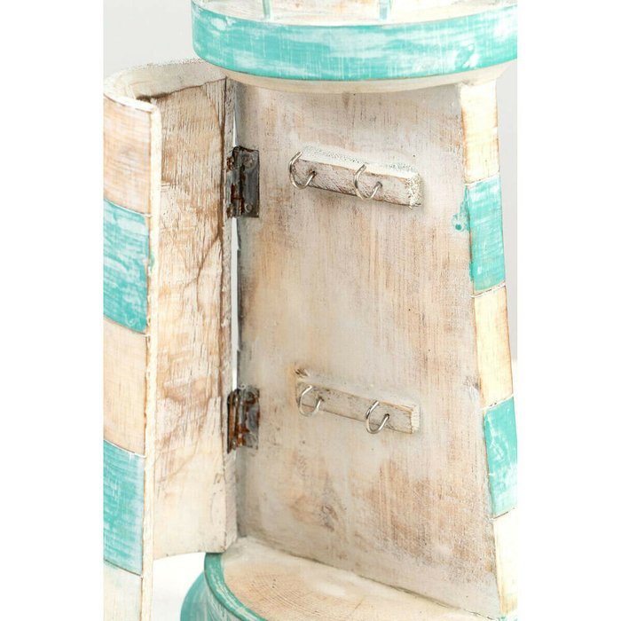 Маяк бирюзовый 16 x 40 x 8 cm - лучшие Фигуры и статуэтки в INMYROOM