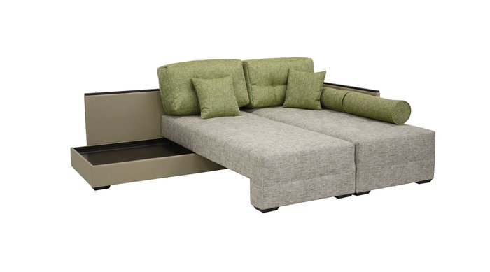 Угловой диван Берн Нео серого цвета - купить Угловые диваны по цене 79200.0