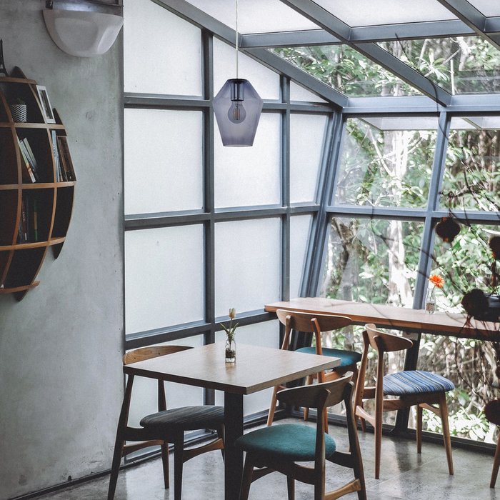 Подвесной светильник Murmillo 96773 (стекло, цвет серый) - купить Подвесные светильники по цене 4490 Подвесной светильник Murmillo 96773 (стекло, цвет серый) - купить Подвесные светильники по цене 4490