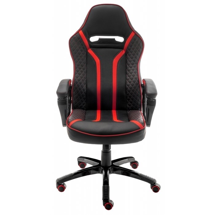Компьютерное кресло Lazer черно-красного цвета - купить Офисные кресла по цене 11250.0