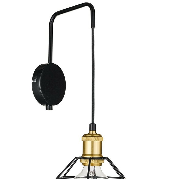 Настенный светильник Stratagema черного цвета - купить Бра и настенные светильники по цене 5650.0
