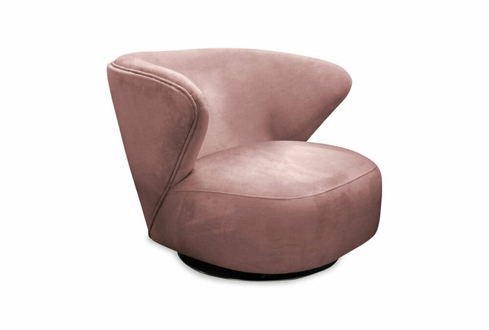 Кресло Kamila розового цвета