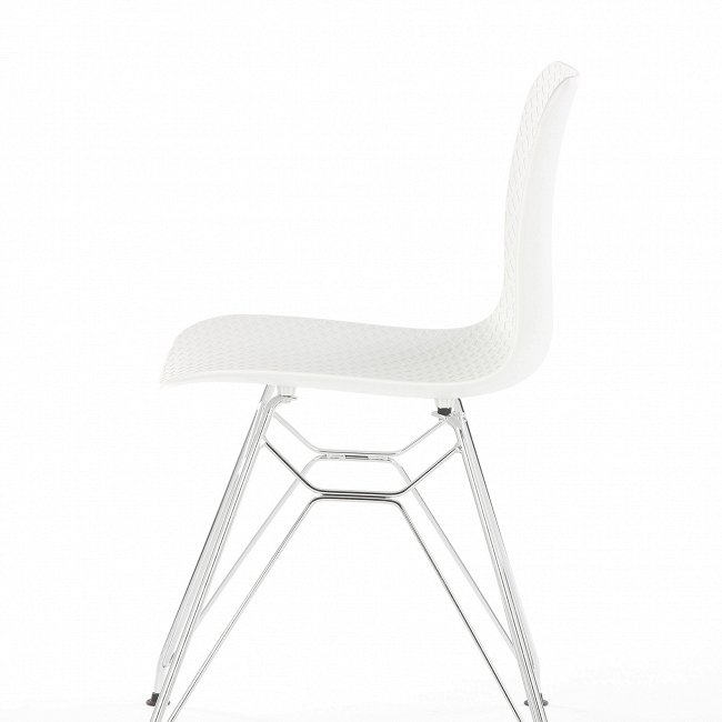 Стул Eiffel белого цвета - купить Обеденные стулья по цене 6901.0