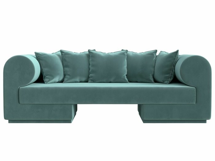 Прямой диван Кипр бирюзового цвета - купить Прямые диваны по цене 49999.0