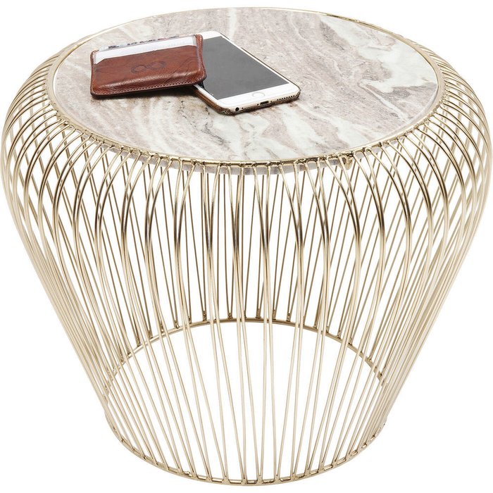 Журнальный столик Marble с мраморной столешницей Журнальный столик Marble с мраморной столешницей