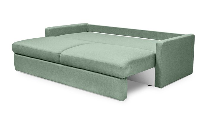 Диван-кровать Стелф ЭКО светло-зеленого цвета - лучшие Прямые диваны в INMYROOM