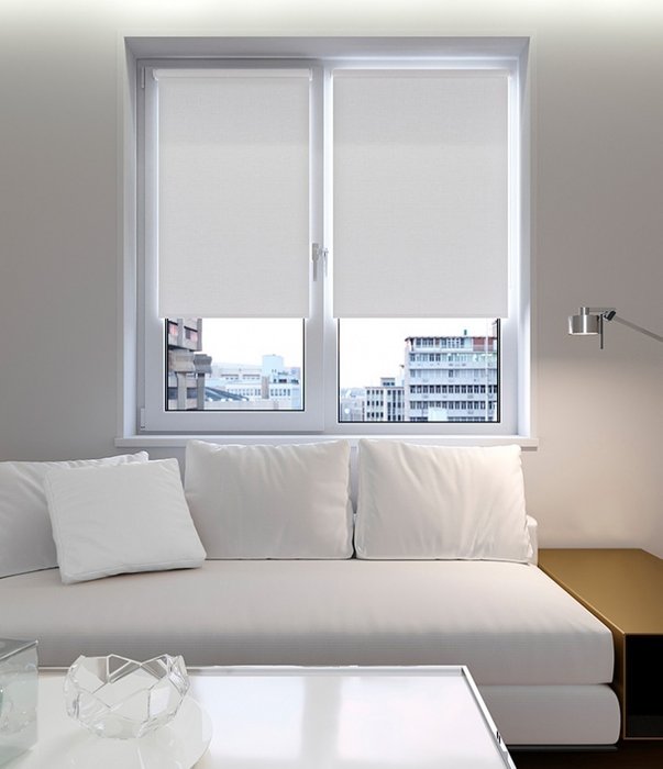 мини ролета Лестер 47х175 белый