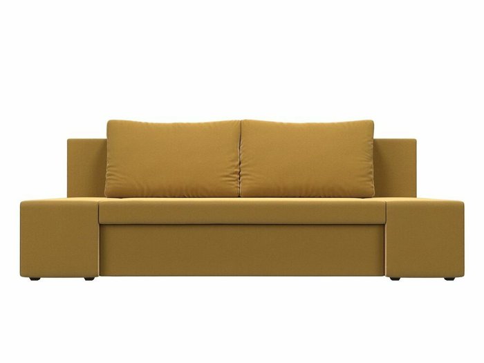 Прямой диван-кровать Сан Марко желтого цвета - купить Прямые диваны по цене 22999.0