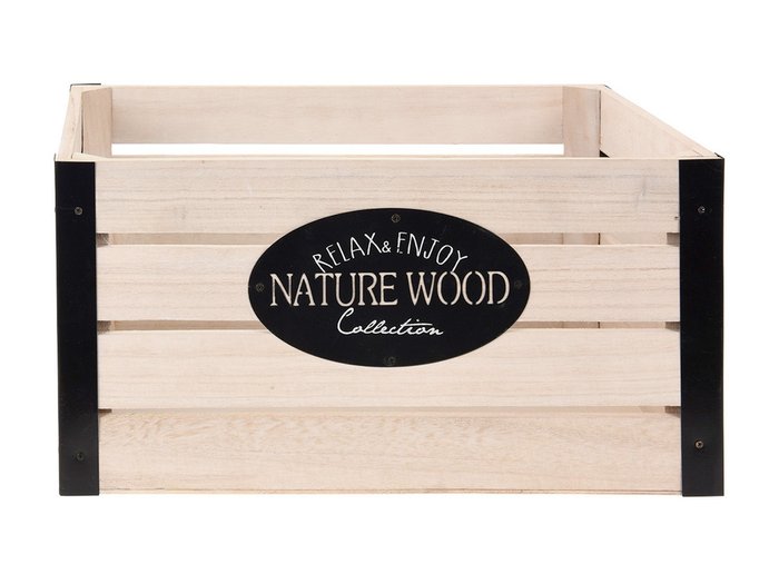Ящик Nature Wood бежевого цвета