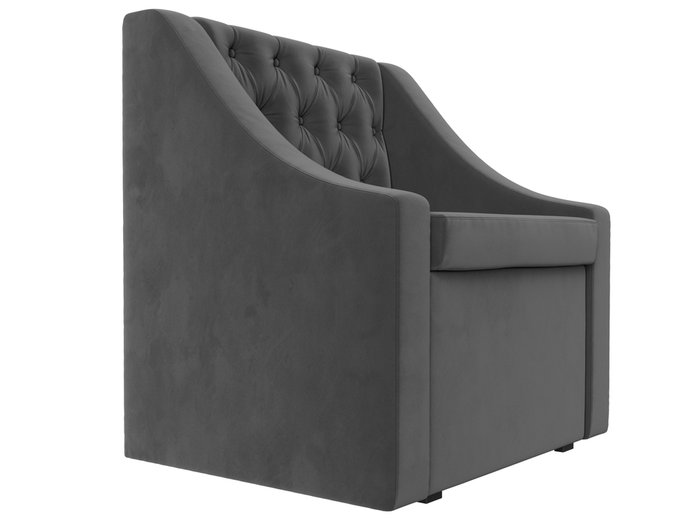 Кресло Мерлин с ящиком серого цвета - лучшие Интерьерные кресла в INMYROOM