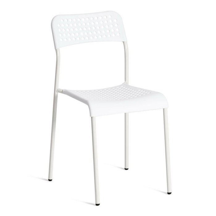 Набор из восьми стульев Adde белого цвета - купить Обеденные стулья по цене 14560.0