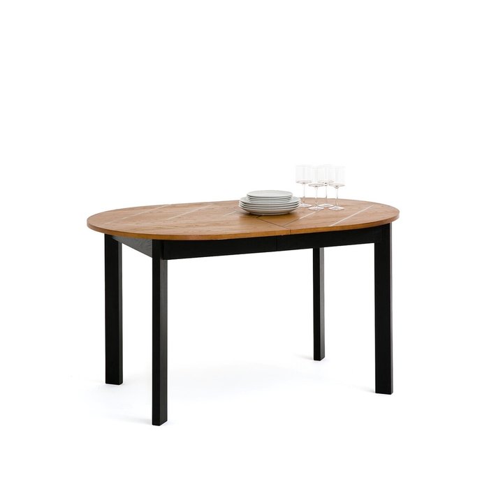 Обеденный стол раскладной Palaz коричневого цвета - купить Обеденные столы по цене 93808.0