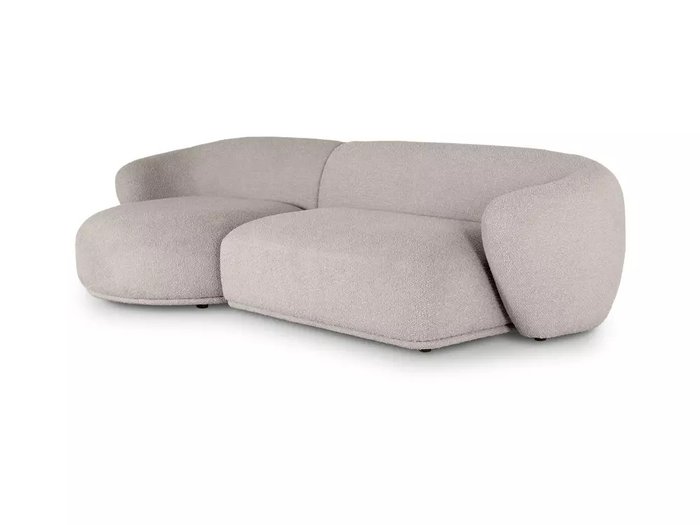 Модульный диван Fabro M светло-бежевого цвета левый - купить Прямые диваны по цене 229860.0