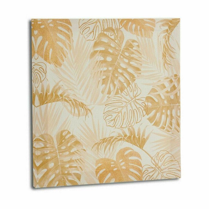 Полотно Лист растения Позолоченный 28 x 28 x 1,5 cm (36 штук) - лучшие Картины в INMYROOM Полотно Лист растения Позолоченный 28 x 28 x 1,5 cm (36 штук) - лучшие Картины в INMYROOM
