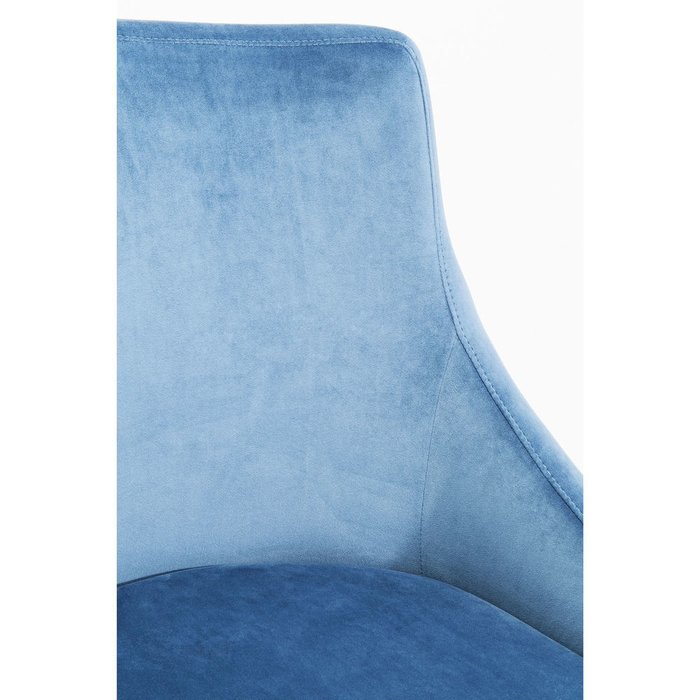 Стул мягкий Mode синего цвета - лучшие Обеденные стулья в INMYROOM