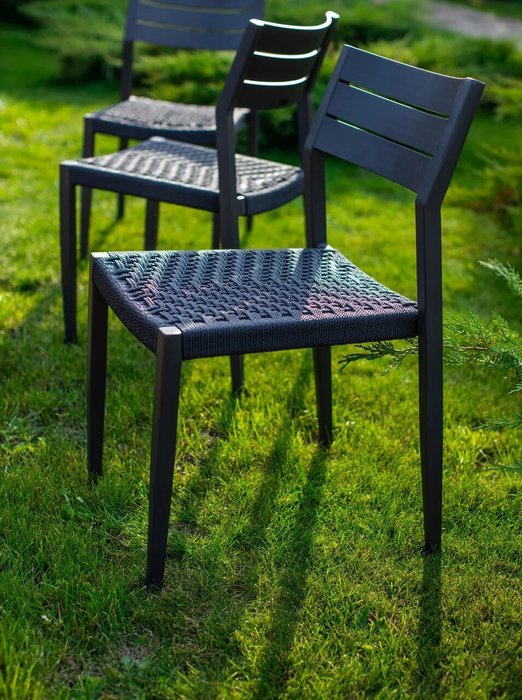 Стул садовый Toronto цвета антрацит - купить Садовые стулья по цене 7700.0