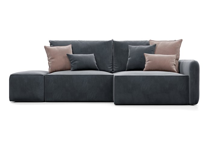 Угловой диван-кровать Портленд серого цвета - купить Угловые диваны по цене 59990.0