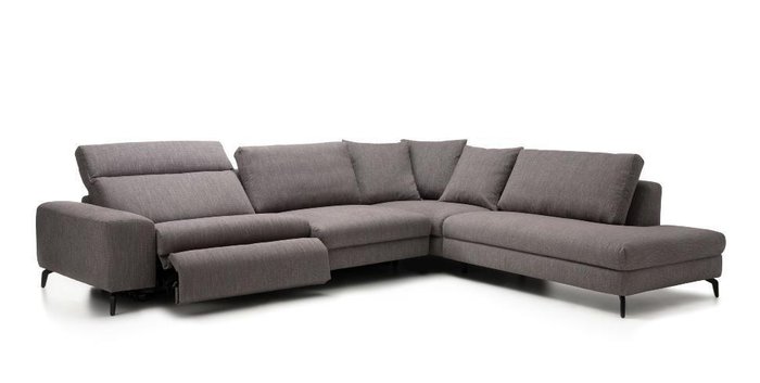 Угловой диван Dalmas серого цвета - лучшие Угловые диваны в INMYROOM