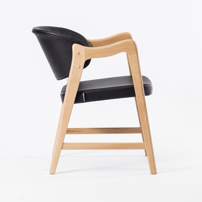 Стул Монтерей черно-бежевого цвета - лучшие Обеденные стулья в INMYROOM