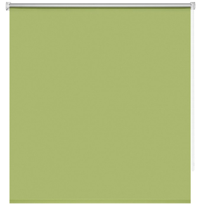 Рулонная штора Блэкаут Плайн Зеленый луг 140x175 - купить Шторы по цене 2245.0
