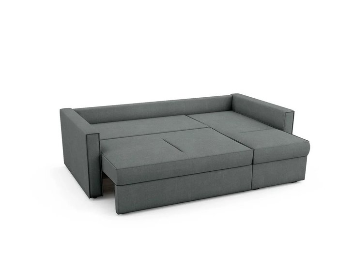 Угловой Диван-кровать Macao правый темно-серого цвета - купить Угловые диваны по цене 68600.0
