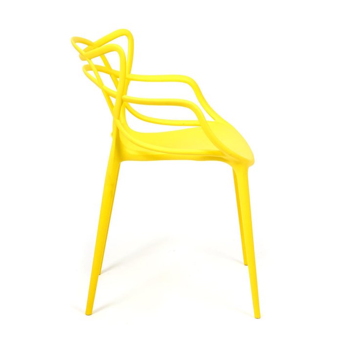 Набор из четырех стульев Cat Chair желтого цвета - купить Обеденные стулья по цене 2970.0