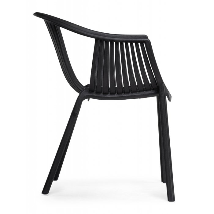 Обеденный стул Боркас черного цвета - лучшие Обеденные стулья в INMYROOM