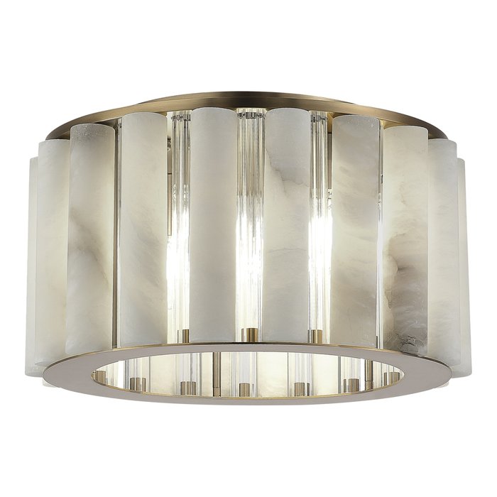Светильник потолочный ST-Luce Бронза, Прозрачный/Бежевый Алебастр E14 6*40W DELIGHT Светильник потолочный ST-Luce Бронза, Прозрачный/Бежевый Алебастр E14 6*40W DELIGHT