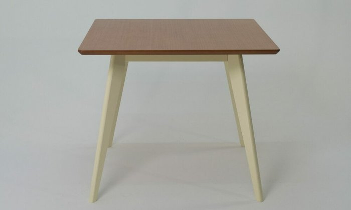 Стол обеденный Сканди М со столешницей коричневого цвета  - лучшие Обеденные столы в INMYROOM