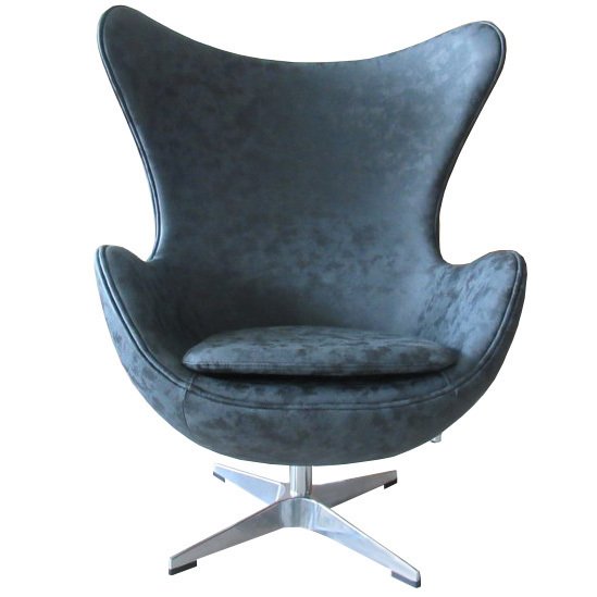 Кресло Egg Chair черно цвета - купить Интерьерные кресла по цене 48990.0