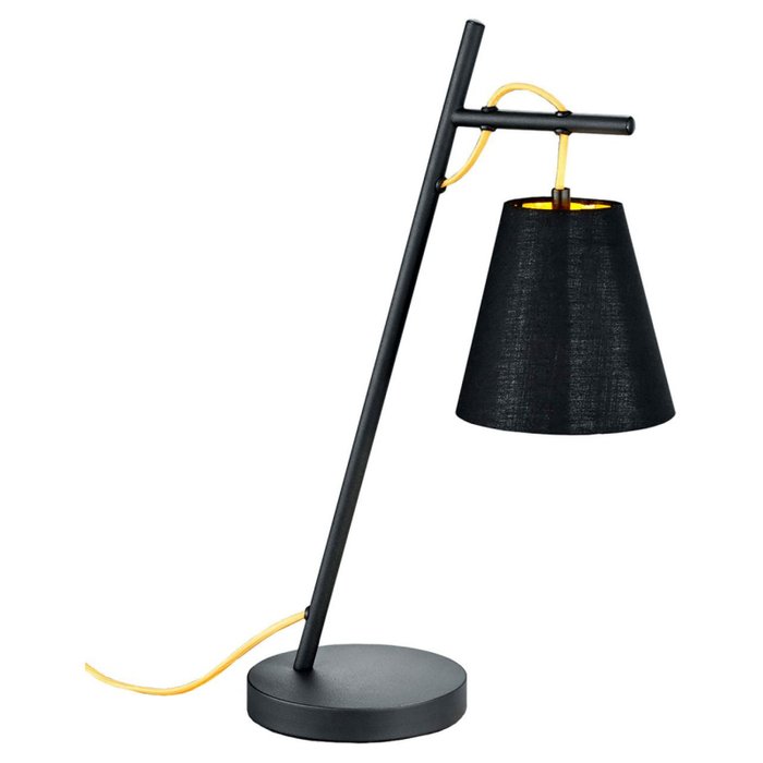 Настольная лампа Yukon LSP-0545_уценка (ткань, цвет черный)