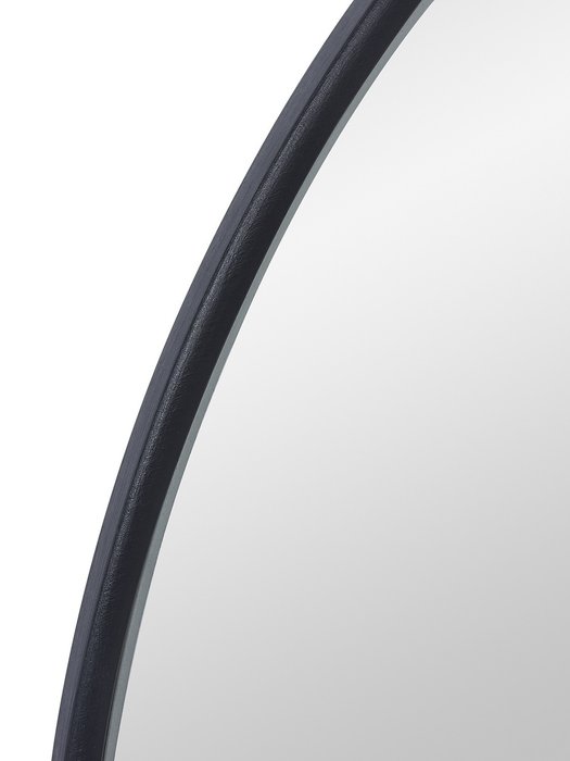 Настенное зеркало Ala XS в раме черного цвета - лучшие Настенные зеркала в INMYROOM