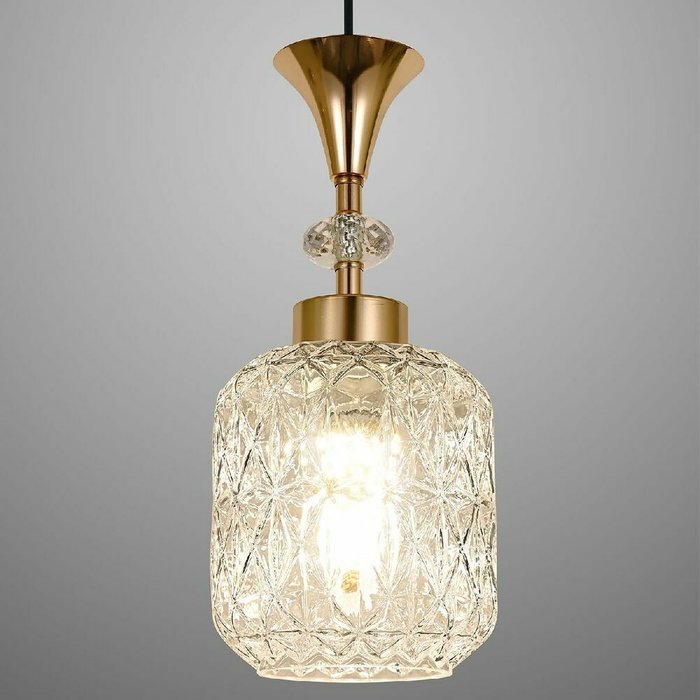 Подвесной светильник 02003-0.9-01 WH (стекло, цвет белый) - купить Подвесные светильники по цене 1830.0