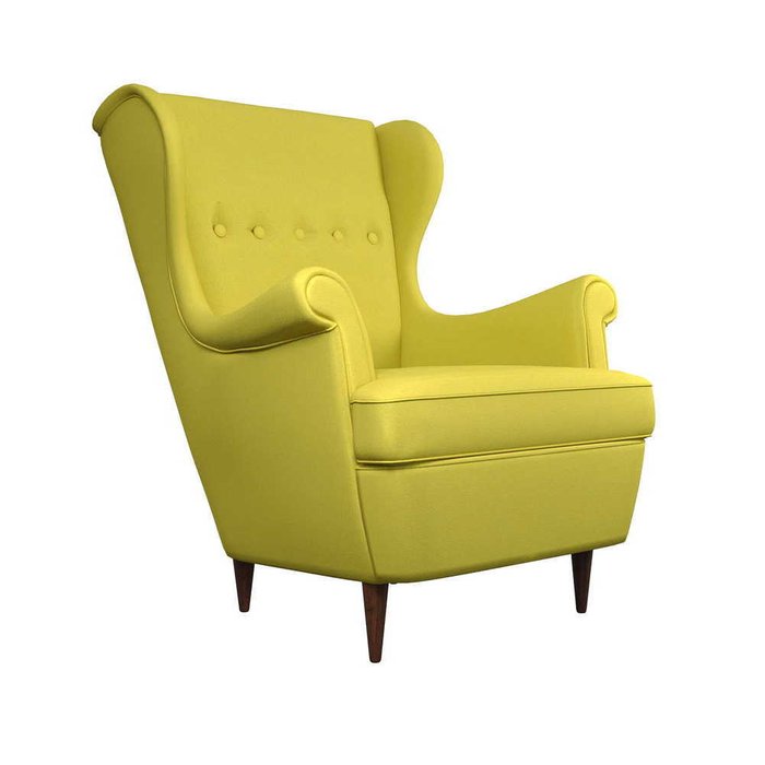Кресло Редфорд желтого цвета - купить Интерьерные кресла по цене 44829.0