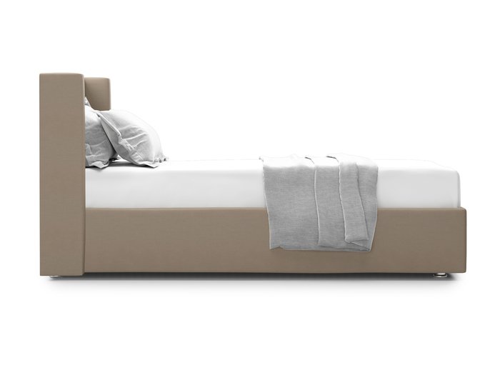 Кровать Premium Mellisa 2 90 коричневого цвета с подъемным механизмом  - лучшие Кровати для спальни в INMYROOM
