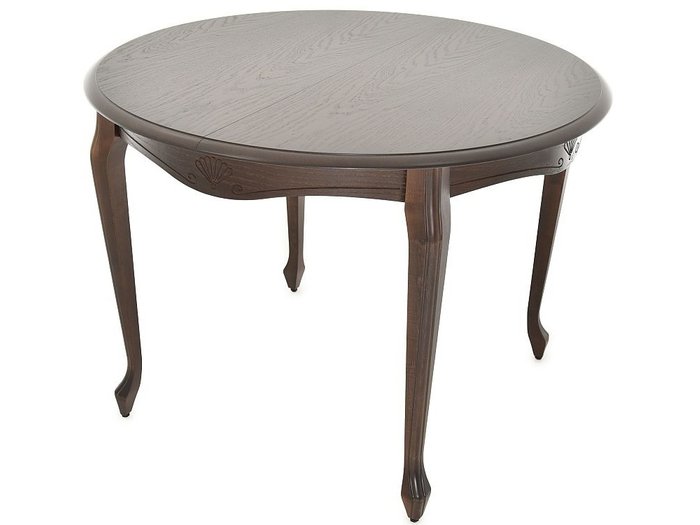 Стол раздвижной Кабриоль темно-коричневого цвета - купить Обеденные столы по цене 31797.0