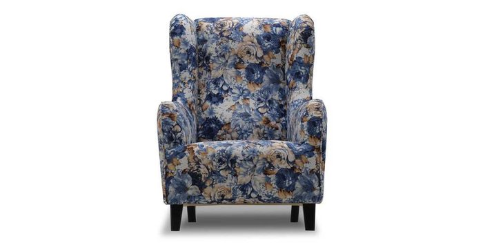 Кресло Консул синего цвета - купить Интерьерные кресла по цене 17920.0