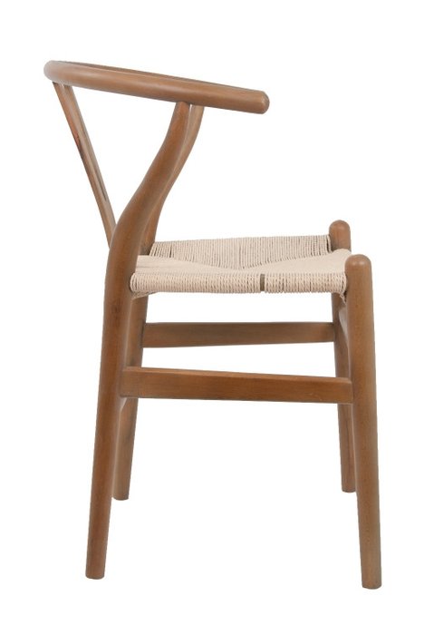 Стул CH бежевого цвета - купить Обеденные стулья по цене 23400.0