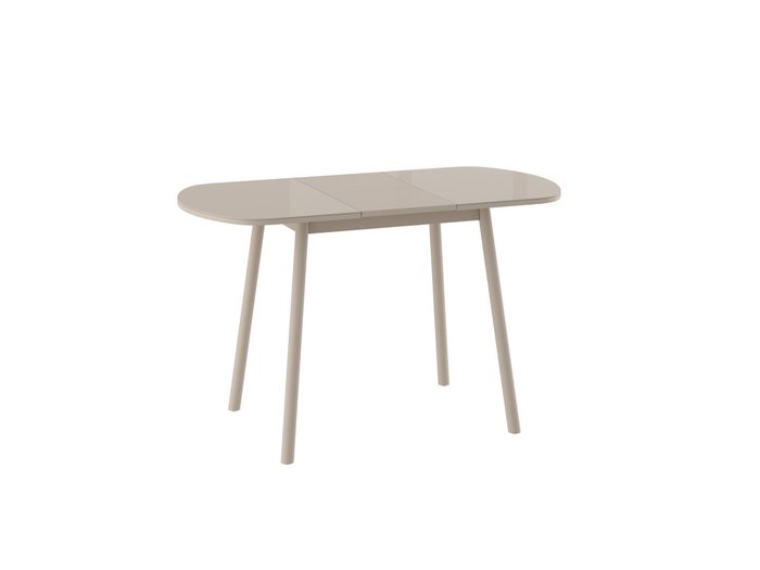 Раздвижной обеденный стол Раунд M цвета капучино - купить Обеденные столы по цене 13489.0
