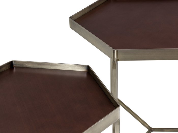 Набор кофейных столиков Mosaic из металла - лучшие Кофейные столики в INMYROOM