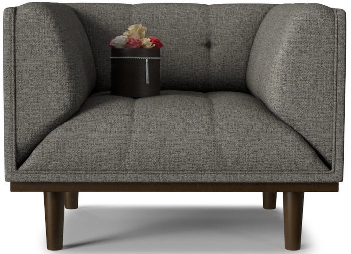 Кресло Гранд серого цвета - лучшие Интерьерные кресла в INMYROOM