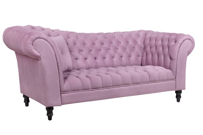 Диван Lina розового цвета - купить Прямые диваны по цене 115380.0