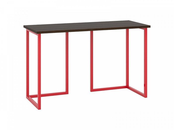 Письменный стол Board 50х120 с основанием красного цвета