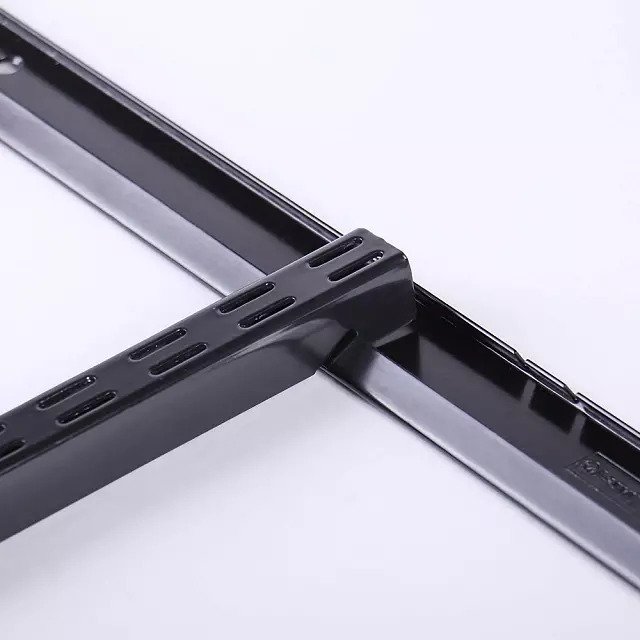 Стеновая стойка черного цвета 196 см - лучшие Комплектующие для гардеробных систем в INMYROOM Стеновая стойка черного цвета 196 см - лучшие Комплектующие для гардеробных систем в INMYROOM