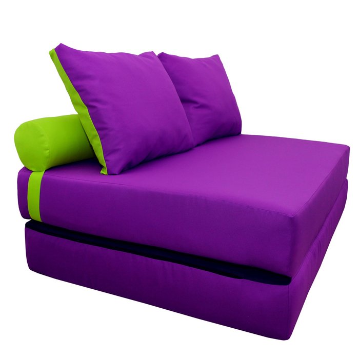 Диван-кровать с валиком и двумя подушками - купить Бескаркасная мебель по цене 31200.0