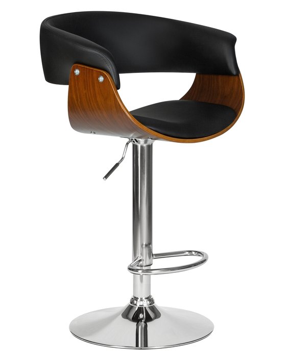 Стул барный Ostin черного цвета - купить Барные стулья по цене 14140.0