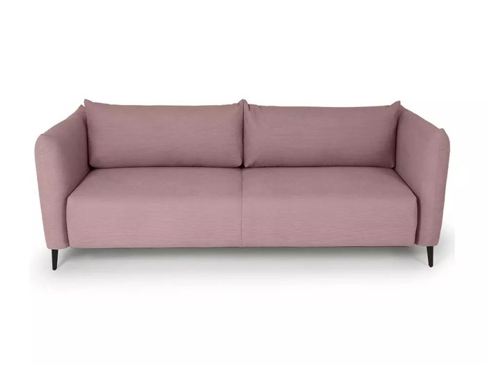 Диван-кровать Menfi розового цвета с металлическими ножками - купить Прямые диваны по цене 111960.0