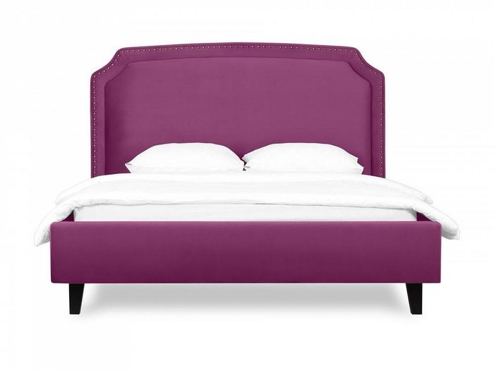 Кровать Ruan 160х200 пурпурного цвета  - купить Кровати для спальни по цене 81450.0