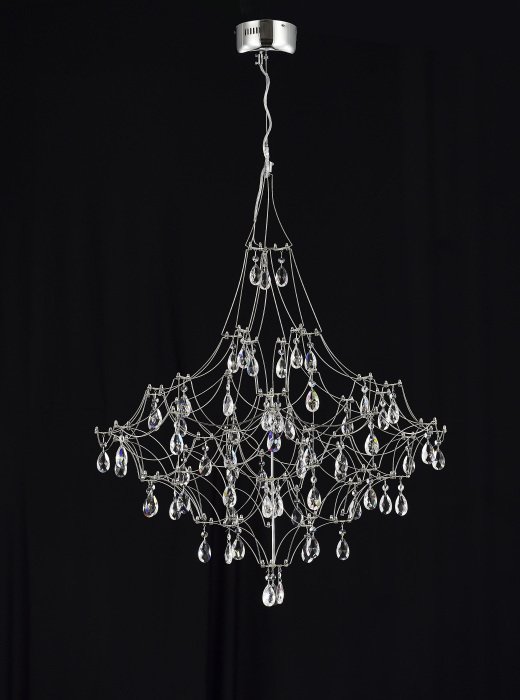 Подвесная люстра Allegria MR2640-66P-50AD (металл, цвет никель) - купить Подвесные люстры по цене 74545